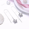 2020 New Arrival Star shape Silver 925 sterling Drop Earrings Trendy Star Women Party fine jewelry gifts