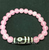 2020 New Arrival Tibet Dzi Bracelet Two Eyes Old Dzi Pinky Rose Crystal Bracelet High Quality for Women Bracelet