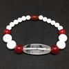 2020 New Arrival Tibet Dzi Ji Bracelet Crystal Beasd Bracelet with Red Agate and Tridacna Stone