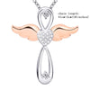 2020 New Arrival necklace chain fine jewelry 925 Sterling Silver CZ love angel Wing Necklace & Pendant for women gift