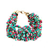 2020 New Bohemia Retro Bracelet For Women Pure Handmade Bead Multicolor Charm Vintage Cuff Bracelets & Bangles Fine Jewelry