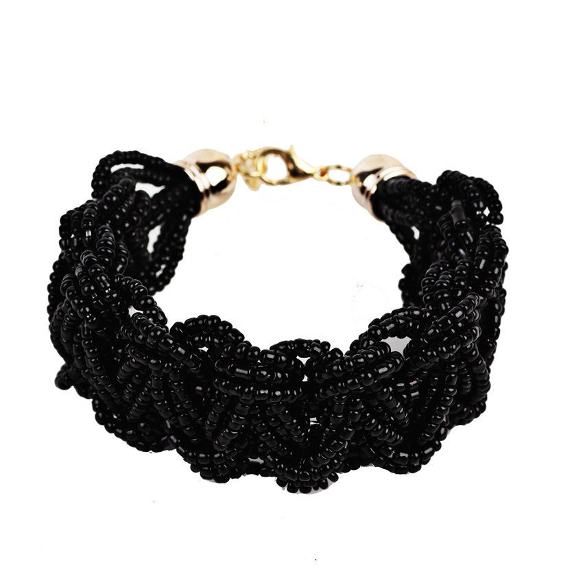 2020 New Bohemia Retro Bracelet For Women Pure Handmade Bead Multicolor Charm Vintage Cuff Bracelets & Bangles Fine Jewelry
