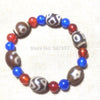 2020 New China Tibetan Jewelry Qualitied 12mm*16mm Multi-pattern Dzi Beads Bracelet for Women Bring Good Luck