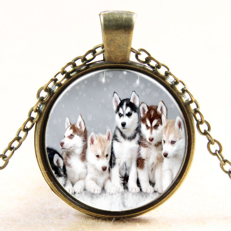 2020 New Dog Wolf Necklace Pendant for Men Women