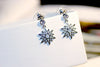 2020 New Earrings 925 silver Crystal from Swarovski Wholesale Charm Women Fine Jewelry fit Original Woman snowflake Earrings