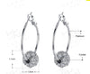 2020 New Earrings European Fashion Jewelry Crystal from Austrian Wholesale Sweet temperament earrings For Women and female