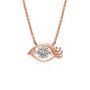 2020 New European style simple single zircon demon eye necklace female Crystal from Austrian Fine Jewelry For Women