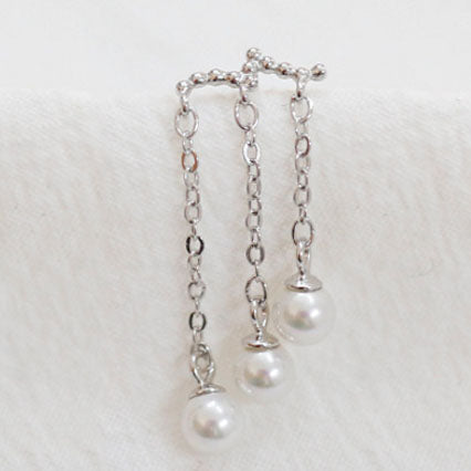 2020 New Fashion 3 Lines Tassels Long Earrings For Women Elegant 925 Sterling Silver Earrings Fine Jewelry Wholesale