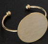 2020 New Fashion Crystal from Swarovski Sweet simple jewelry brushed round card wild bracelet bracelet jewelry