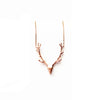 2020 New Fashion Deer Horn Antler Necklace Jewelry Simple Elegant Horn Necklace Antler Tiny Cute Pendant Necklace For Women