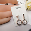 2020 New Fashion Jewelry Crystal from Swarovski Sterling Zircon Japanese and Korean Style Asymmetric Woman Earrings