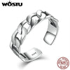 2020 New Fashion Real 925 Sterling Silver Punk Voluble Open Finger Rings For Women Men Ring Fine Jewelry Gift CSR036