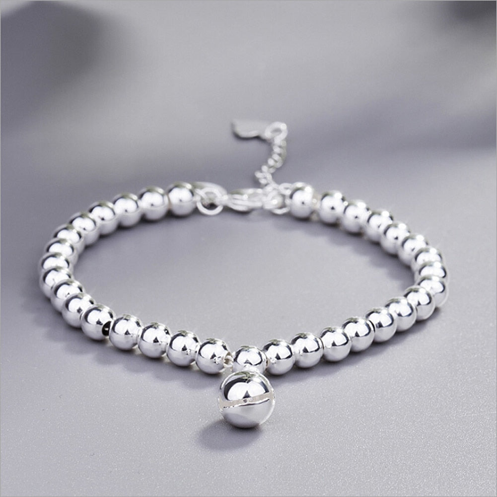 2020-New-Fashion-Style-Bell-Charm-Bracelet-Silver-Color-plated-beads-Bracelet-Women-Fashionable-jewelry-Birthday
