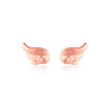 2020 New Fashion Women 18K Gold Jewelry Angel Wings Ear Stud Earrings For Women AU750 Gold Jewelry Brincos femme