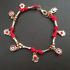 2020 New Fashion jewelry handcrafted jewelry bracelet Unisex Crystal from Austrian Retro Simple Palm Eye Bracelet 4 Colors
