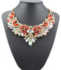 2020 New Hot Fashion Necklaces & Pendants Multi-color Crystal Bib Statement Necklace Water Drop Crystal Necklace Vintage Jewelry