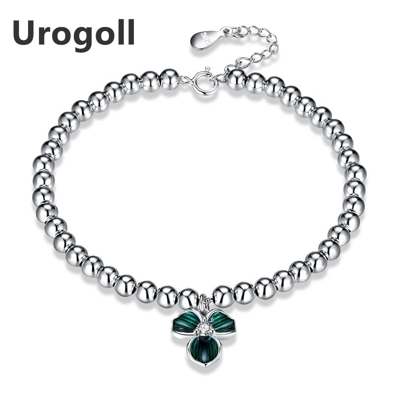 2020 New Hot Sale Flower Charm Bracelets & Bangles with Zircon Woman Fashion Classic Fine Party Jewelry Wedding gifts