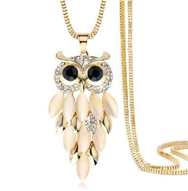 2020 New Original Crystals from Swarovski Retro owl Choker Necklaces Fine Jewelry Jewelry For Women Party