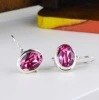 2020 New Rushed Star Brinco Ornaments Wholesale Contracted Crystal Gem Earrings Inlaid Stone Temperament Female Birthd Gift