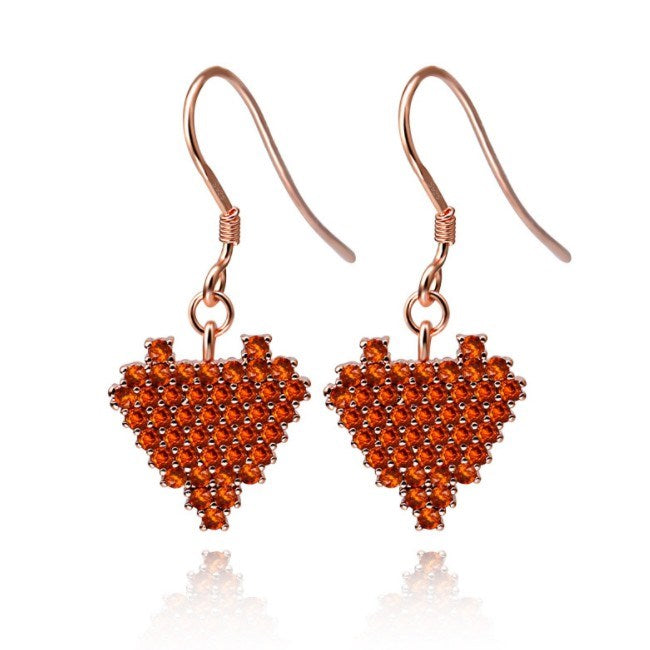 2020 New SALE Earrings Female Crystal from Swarovski 2 Colors Wild love female earrings Fit Women For Wedding Party