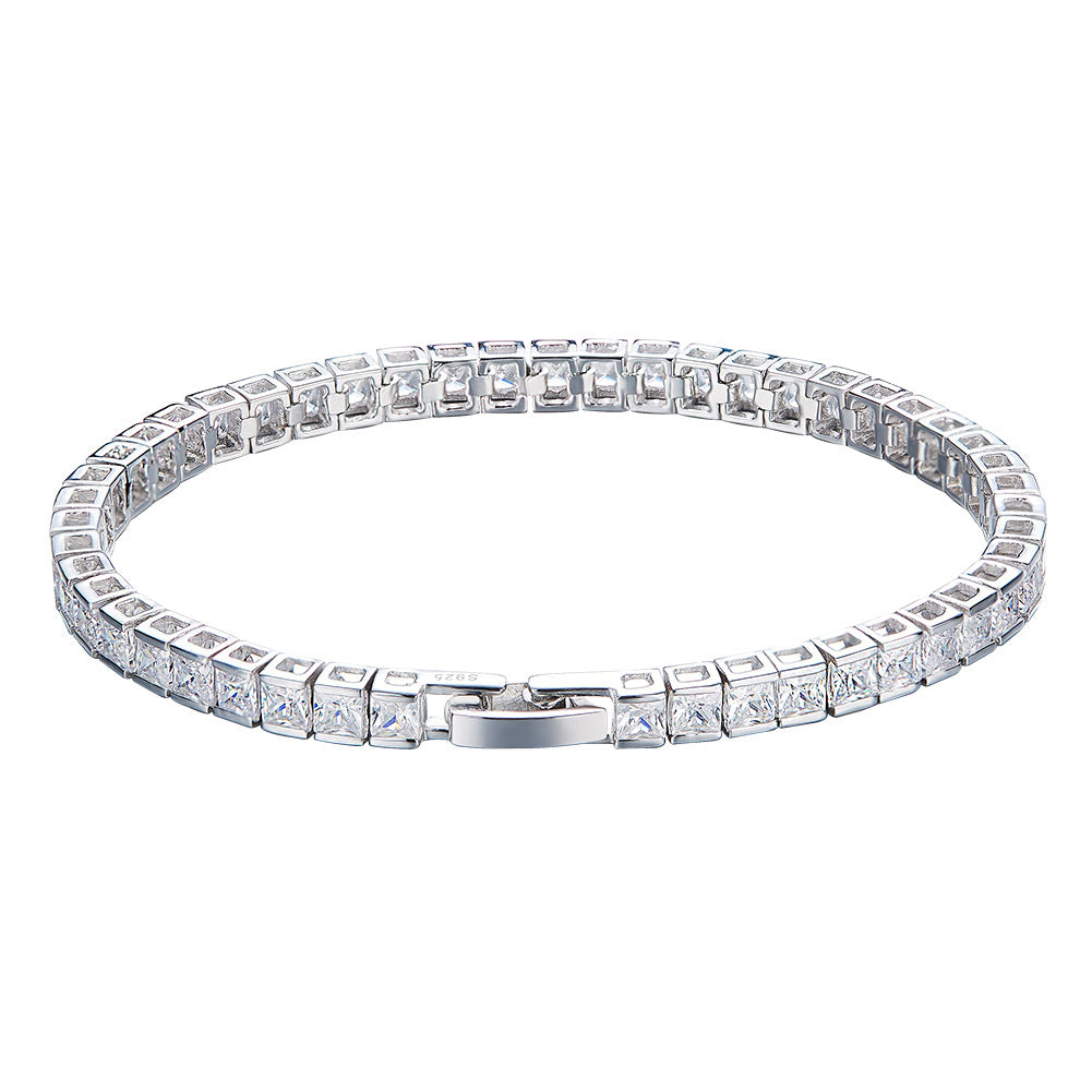 2020 New Simple CZ 925 Silver Bracelet For Gift