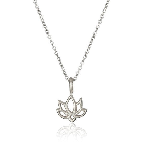 2020 New Simple Lotus Pendant Short Chain Choker Necklace For Women Golden wish necklace with card Jewelry As gift GOOD KARMA