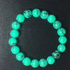 2020 New Summer Style Natural Stone Beads Bracelet Women Men Pink Blue White Yellow Red Beads Stretch Bracelet Bracelets Jewelry