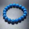 2020 New Summer Style Natural Stone Beads Bracelet Women Men Pink Blue White Yellow Red Beads Stretch Bracelet Bracelets Jewelry