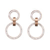 2020 New Temperament fashion wild big round small round earrings Female Crystal from Swarovski 2 Colors For Women