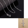 2020 New Top Quality Necklace Cross Pendant 925 sterling silver Cross Necklace Women Fine Jewelry Trendy collares