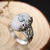 2020 New Vintage 925 Sterling Silver Turquoises Ring for Women Finger Ring Jewelry