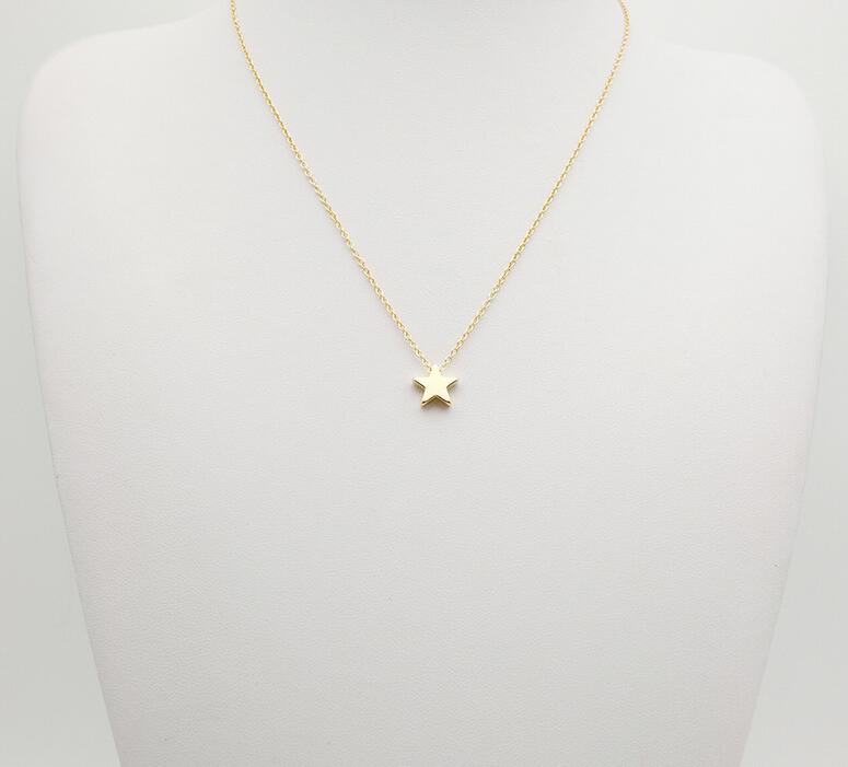 2020 New Women chocker gold Silver Chain star heart choker Necklace Jewelry collana Kolye Bijoux Collares Mujer Collier Femme