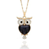 2020 New Zi Alloy Cute Little Owl Necklaces AAA CZ Pendant Necklaces Trendy Women Jewelry Accessories