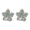 2022   Jewelry Summer style Cute white Flower stud Earrings For Women Statement Earrings Bohemian Ear