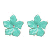 2022   Jewelry Summer style Cute white Flower stud Earrings For Women Statement Earrings Bohemian Ear