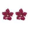 2022   Jewelry Summer style Cute white Flower stud Earrings For Women Statement Earrings Bohemian Ear