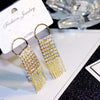 2020 New trend Fashion jewelry 925 Sterling silver Needle name Earrings Female Crystal from Austrian Woman Wedding Party gifts