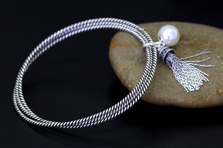 2020 Real Armbanden Voor Vrouwen Character Items Listed On The New Women's Serial Do Old Fabulous Tassel S925 Pearl Bracelet