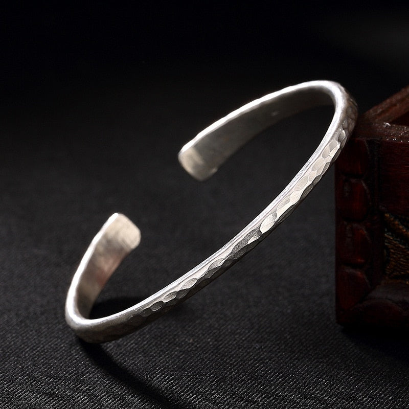 2020 Real New Bangle Pure Thailand Manual Pit Surface Element Ms Contracted Joker Opening Paragraph Bracelet Wholesale Agents