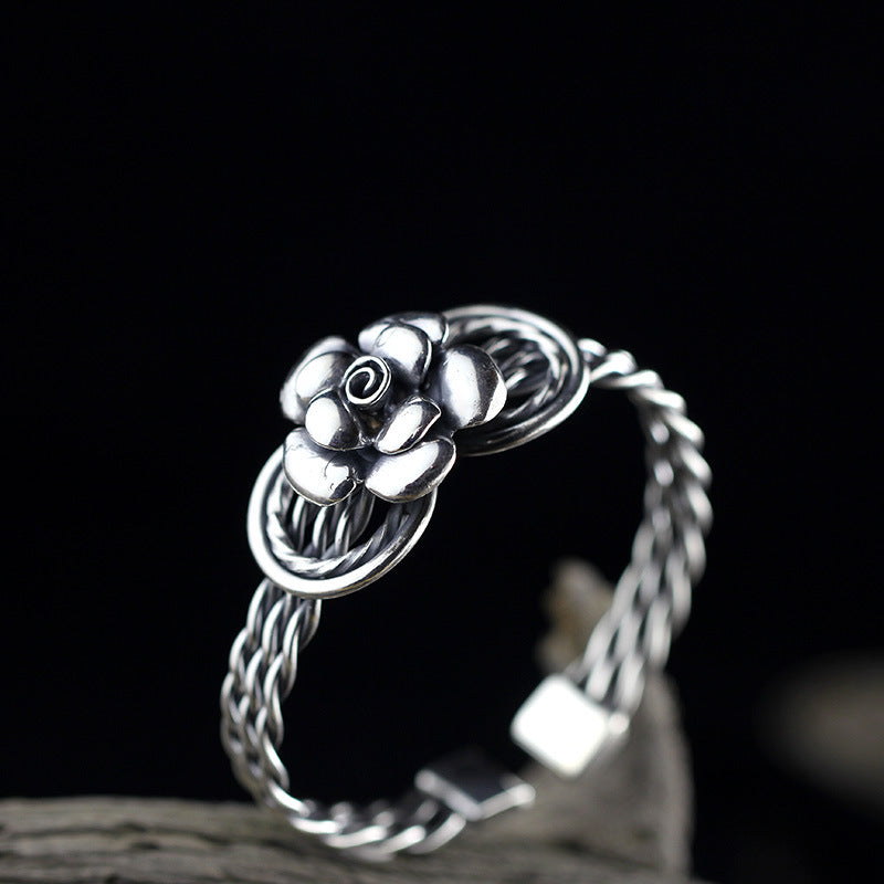 2020 Real Women Bangle Real The New National Wind Weave Small Pure And Fresh Women's Domestic Manual Craft Fine Bracelet