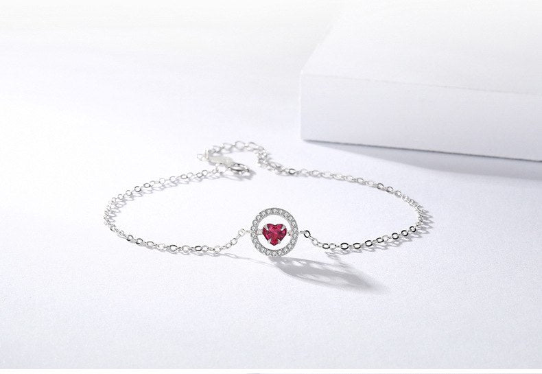 2020 Rushed Limited Trendy Women Bracelet Kehribar Armbanden Voor Vrouwen Jewelry 925 Sterling Heart Bracelet For Women