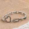 2020 Rushed Women Bracelet Retro Jewelry S925 Pure Technology Metagems Bracelet For Women Contracted Exquisite Product