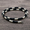 2022 Rustic Bohemian Wooden Necklace Mens Beaded Choker Surfer Coconut Necklace Tribal Jewellery Friend Gifts For Him SU-01