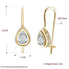 2020 SALE Fashion jewelry 925 silver For Woman Earrings Female Crystal from Austrian New retro earrings Fit Party gifts