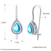 2020 SALE Fashion jewelry 925 silver For Woman Earrings Female Crystal from Austrian New retro earrings Fit Party gifts