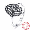 2020 Sale Authentic 925 sterling silver Geometric flowers finger women Chain engagement fashion jewelry jewelry ring