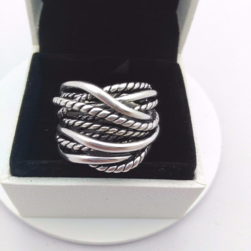 2020 Sale Authentic 925 sterling silver jewelry jewelry Compatible With pan finger women Original engagement Fine ring ring