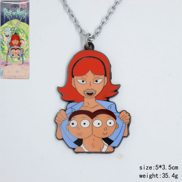 2020 Sale Limited Choker Overwatch Kolye Rick And Morty Pendant Necklace Women & Chain For Jewelry Trendy Party Gift
