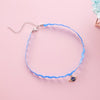 2020 Simple Sweet Cute Sexy Velvet Ribbon Rope Universe Planet Pendant Short Chocker Necklace for Women Girls Charm Jewelry