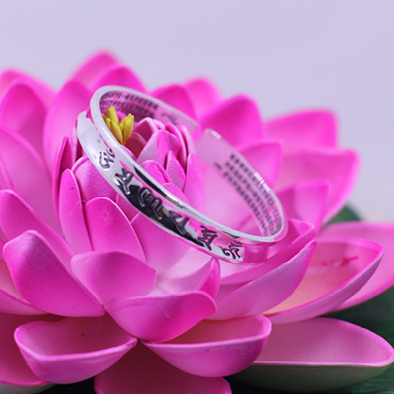 2020 Offer Real Bangle Fine Jewelry, Japan And South Korea Fashion Lady's Sutra Personality Element Bracelet Version